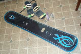 Large ROSSIGNOL Strato Wide Snowboard With Bindings 166  