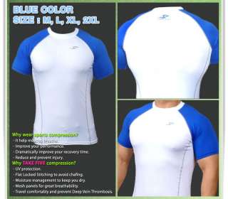Compression athletic golf sport short shirt base layer  