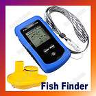Fish Finder Portable Sonar LCD FishFinder Alarm Wireles