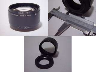 Twin conversion lens SONY VCL TW37A. M37 screw.  