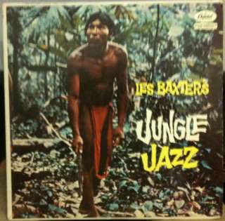 LES BAXTER jungle jazz LP vinyl T 1184 VG+ EXOTICA 58  