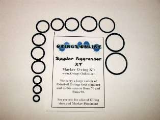Spyder Aggressor XT O ring Oring Kit Paintball 4 kits  