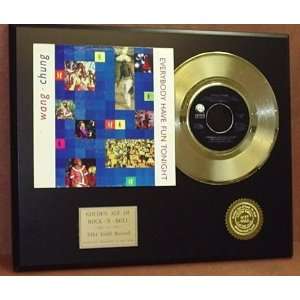 Wang Chung 24kt 45 Gold Record & Reproduction Sleeve Art LTD Edition 