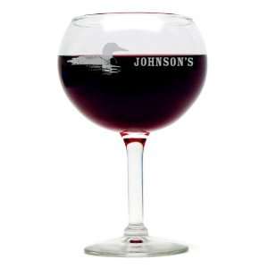  Loon Red Wine Glass