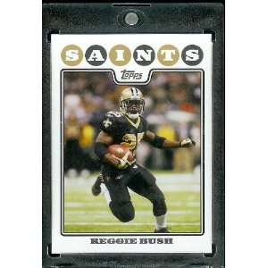 2008 Topps # 60 Reggie Bush   New Orleans Saints   NFL Trading Cards 