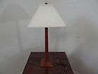 stickley solid cherry mission table lamp and shade B