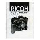 Ricoh XR Winder 1   Original Manual, Ricoh FF 9  Original Manual items 