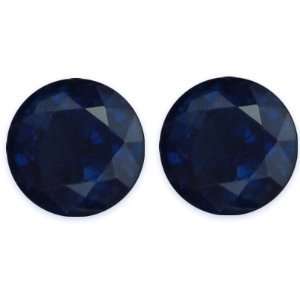  2.03 Carat Loose Sapphires Round Cut Pair Jewelry