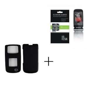  SAMSUNG RUGBY II A847 Black Rubberized Hard Protector Case 