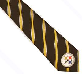 Pittsburgh Steelers NFL Woven Polyester #1 Mens Neck Tie  