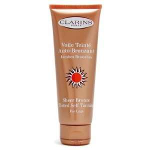 Clarins Self Tanners   4.4 oz Sheer Bronze Tinted Self Tanning For 