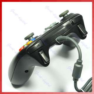 USB Wired Game Controller For Microsoft Xbox 360 Black  