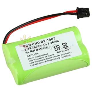 1400 mAh 2.4v Rechargeable Battery For Uniden BT1007  
