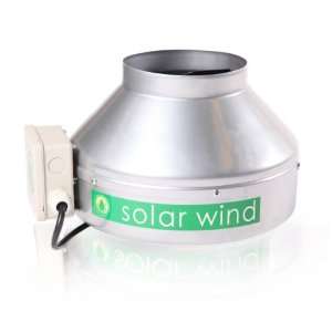 Solar Wind 6 Inline Fan for Hydroponic Grow Rooms  