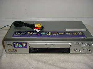 SONY HIFI STEREO VHS VCR FLASH REWIND 19 Micron HEAD SLV N88  