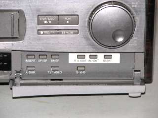 JVC Super VHS VCR S VHS Video Cassette Recorder Tape Player HR S6900U 