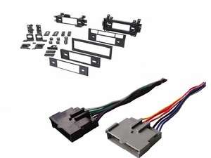 Radio Stereo Dash Kit Installation Mount Trim + Wire Harness Plug 