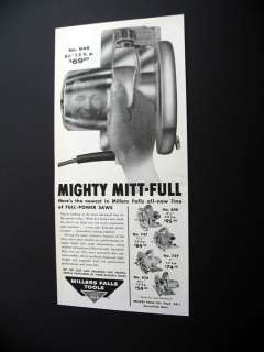 Millers Falls Tools Circular Saws Saw 1958 print Ad  