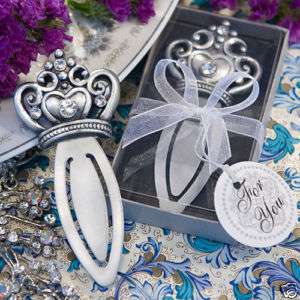 100 Cinderella Fairy Tale Crown Bookmark Wedding Favor  