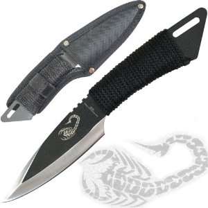   Quality WhetstoneT Scorpion Stainless Throwing Knife w/ Nylon Sheath