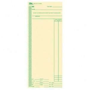  Time Cards, Full Day Calculations/Pay Receipt, 3 3/8x8 1/4 