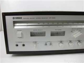 Vintage Yamaha CR 840 Stereo AM FM Natural Sound Receiver  