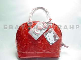 Hello Kitty Tango Red Embossed Tote Bag Purse Faux Leather Loungefly 