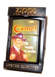 Zippo Lighter Camel Ide Walk a Mile 1997 Vintage  
