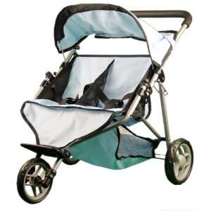   Mommy & Me Boy Twin Doll Stroller with Free Carriage Bag: Toys & Games