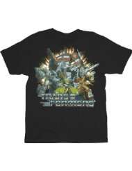 Transformers Autobots Blow Up Scene Black T shirt Tee