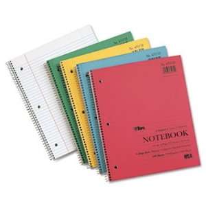 TOPS 65131   Kraft Subject Notebook, College Rule, 9 x 11, White, 100 