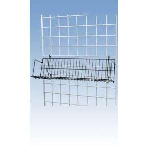  Black Cd/Dvd/Cassette Shelf For Wire Grid Displays  48L 