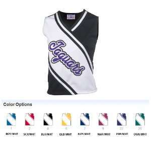  Cheerleaders Uniform Shells 7 NAVY/WHITE WOMENS L