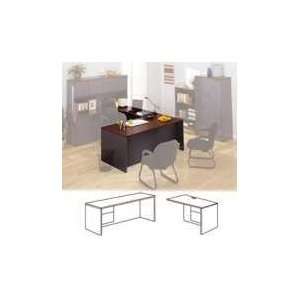   Right Pedestal Desk, Locking, Box/File, 60W x 29 5/8D x 2 Electronics