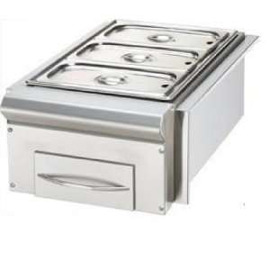  OCI 15ST 15 Sterno 3 Tray Warming Unit with 3 Stainless 