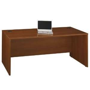   72 Series C Wood Credenza Desk in Mocha Cherry Furniture & Decor