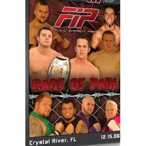  Full Impact Pro Wrestling FIP   Cage of Pain DVD Movies 